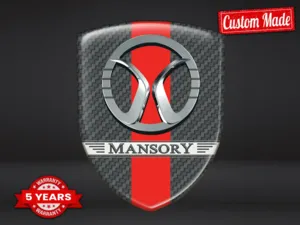 Mansory Étiquette Étanche Résistante Sport Personnalisée